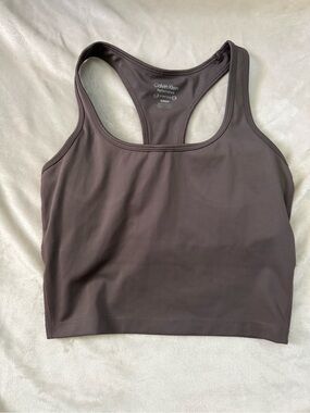 Calvin Klein Racerback Crop Tank
